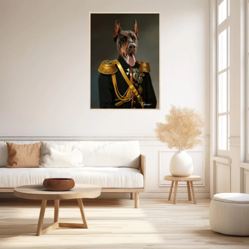 Tableau Animaux Portrait Personnalisé Renaissance Mikhaïl Semionovitch Vorontsov