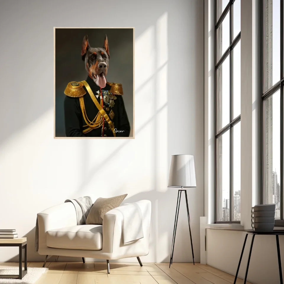 Tableau Animaux Portrait Personnalisé Renaissance Mikhaïl Semionovitch Vorontsov