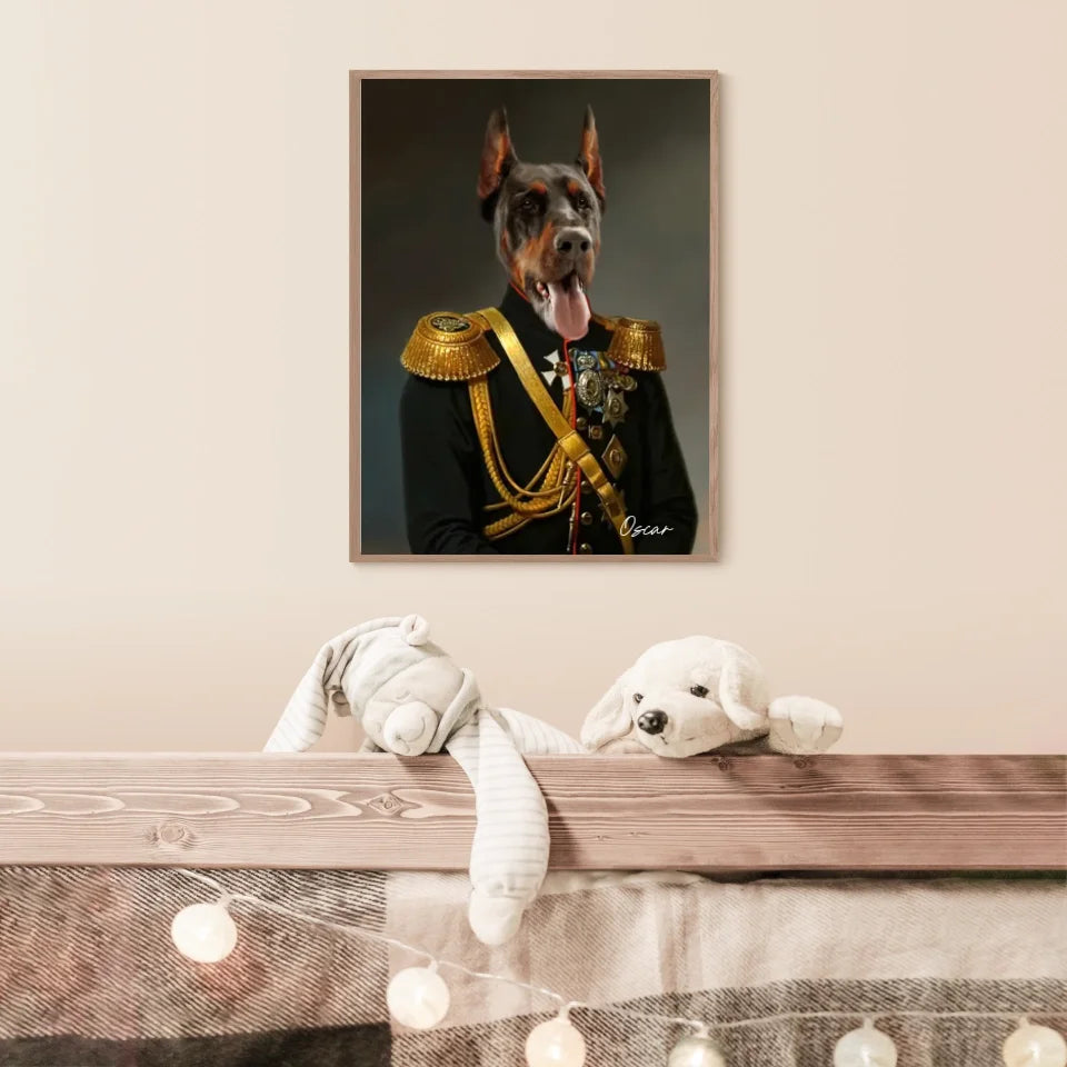 Tableau Animaux Portrait Personnalisé Renaissance Mikhaïl Semionovitch Vorontsov