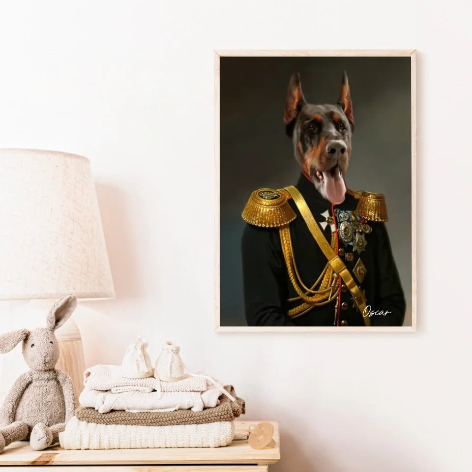 Tableau Animaux Portrait Personnalisé Renaissance Mikhaïl Semionovitch Vorontsov