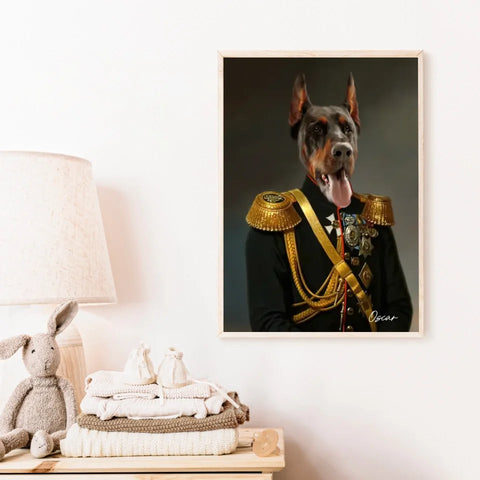 Tableau Animaux Portrait Personnalisé Renaissance Mikhaïl Semionovitch Vorontsov