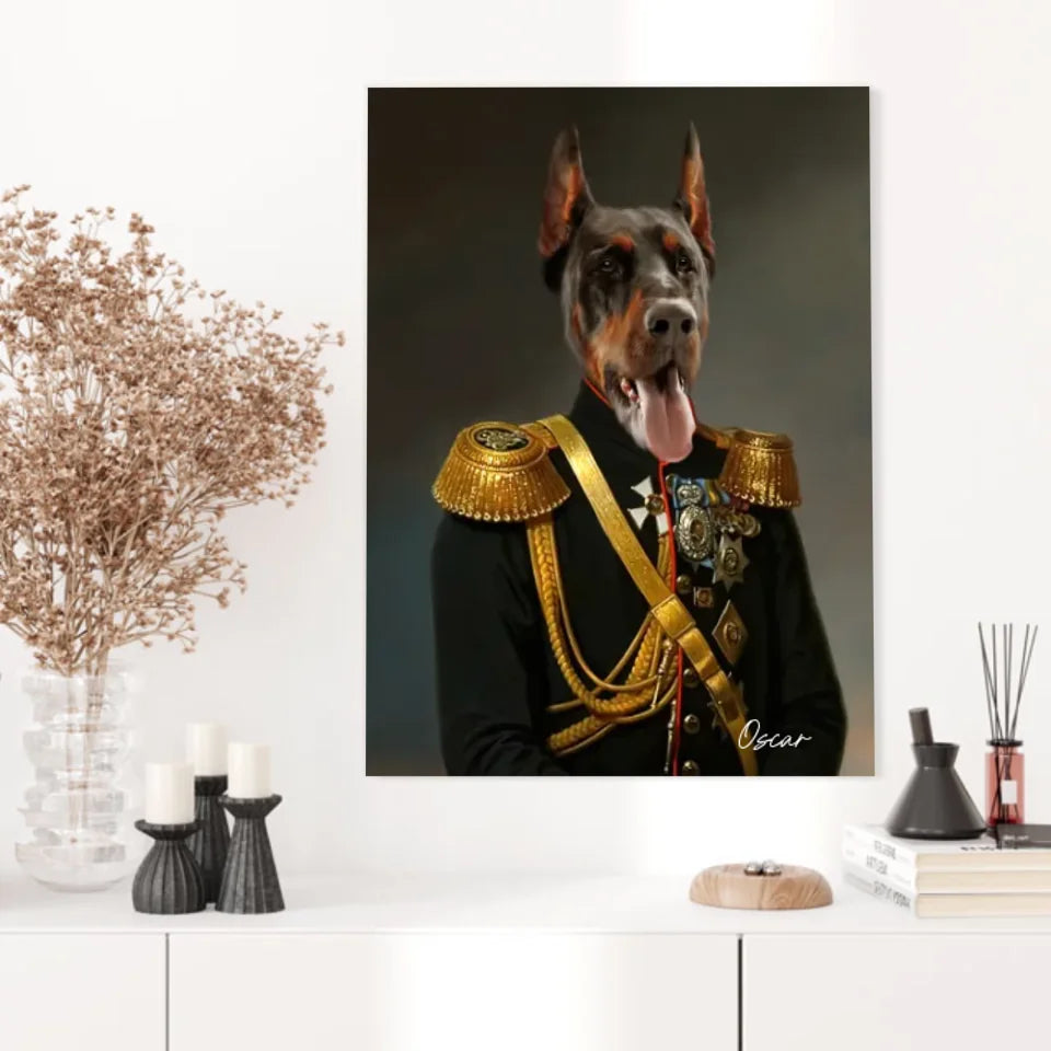 Tableau Animaux Portrait Personnalisé Renaissance Mikhaïl Semionovitch Vorontsov