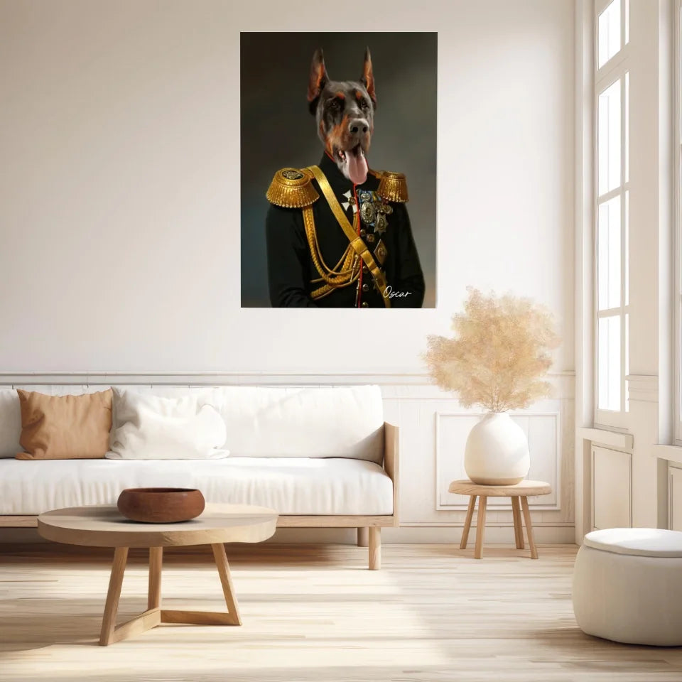 Tableau Animaux Portrait Personnalisé Renaissance Mikhaïl Semionovitch Vorontsov