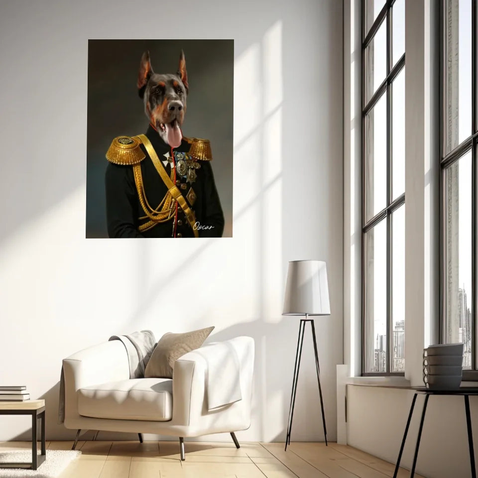 Tableau Animaux Portrait Personnalisé Renaissance Mikhaïl Semionovitch Vorontsov