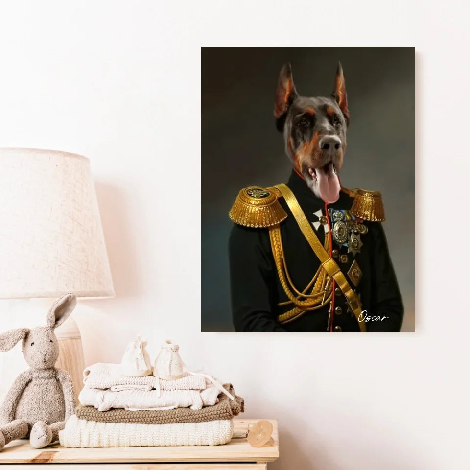 Tableau Animaux Portrait Personnalisé Renaissance Mikhaïl Semionovitch Vorontsov