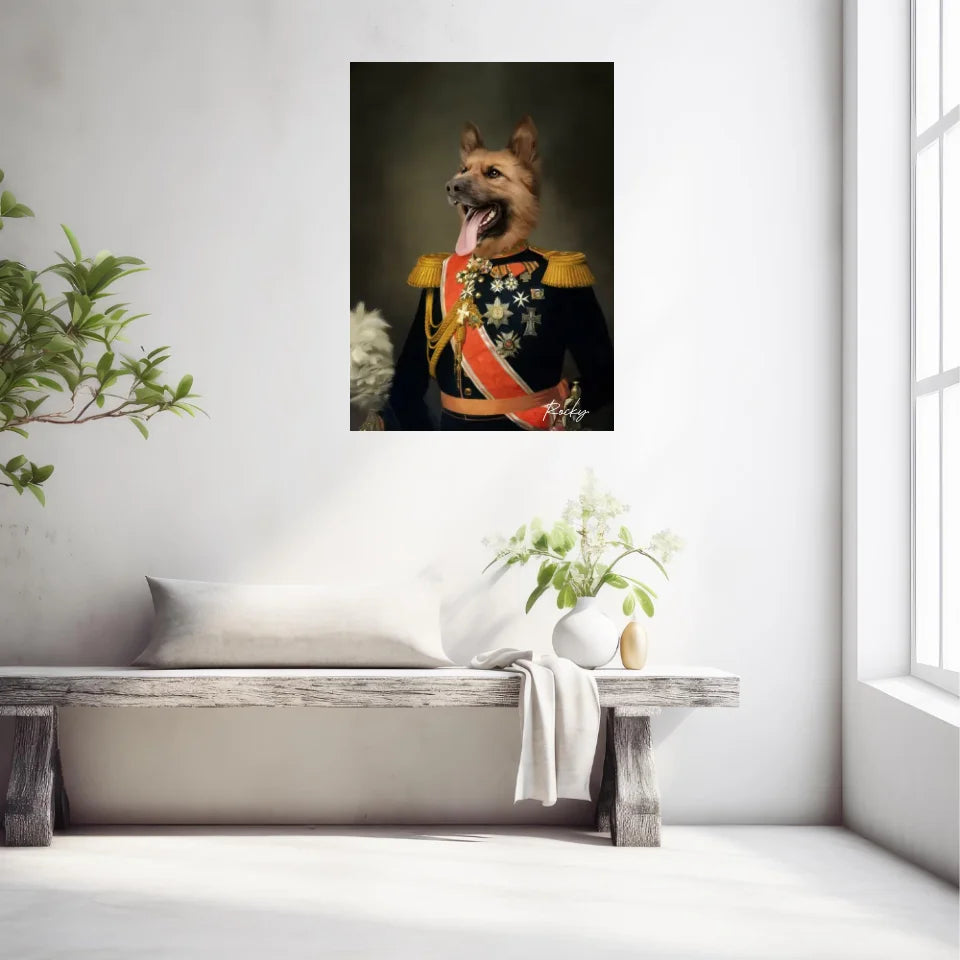 Tableau Animaux Portrait Personnalisé Renaissance Nicolas II de Russie