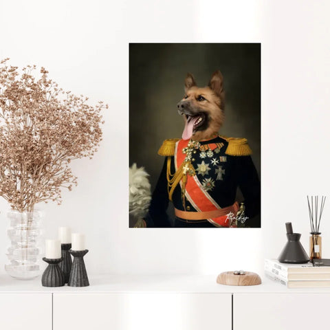 Tableau Animaux Portrait Personnalisé Renaissance Nicolas II de Russie