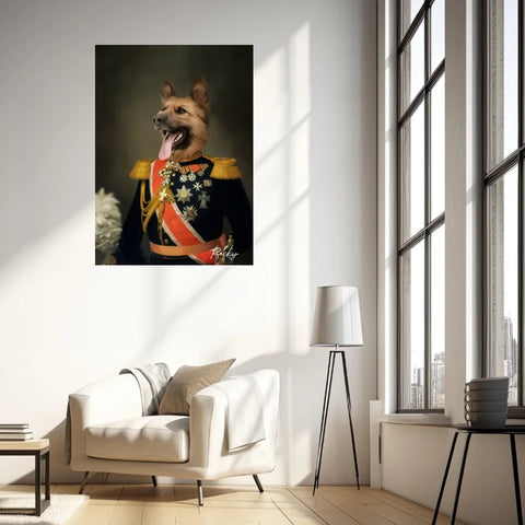 Tableau Animaux Portrait Personnalisé Renaissance Nicolas II de Russie