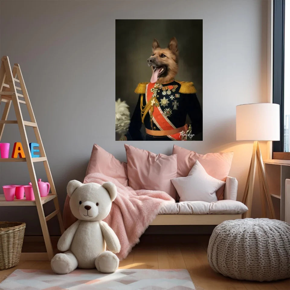 Tableau Animaux Portrait Personnalisé Renaissance Nicolas II de Russie