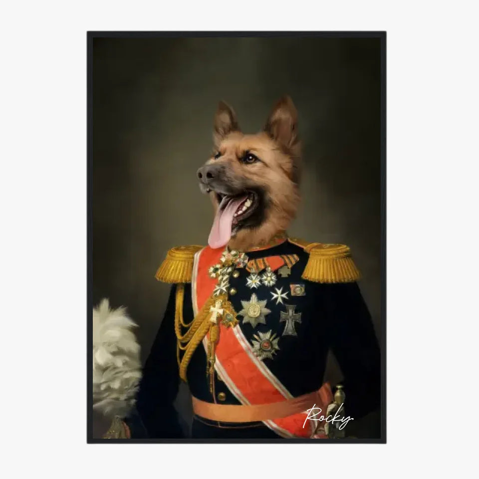 Tableau Animaux Portrait Personnalisé Renaissance Nicolas II de Russie
