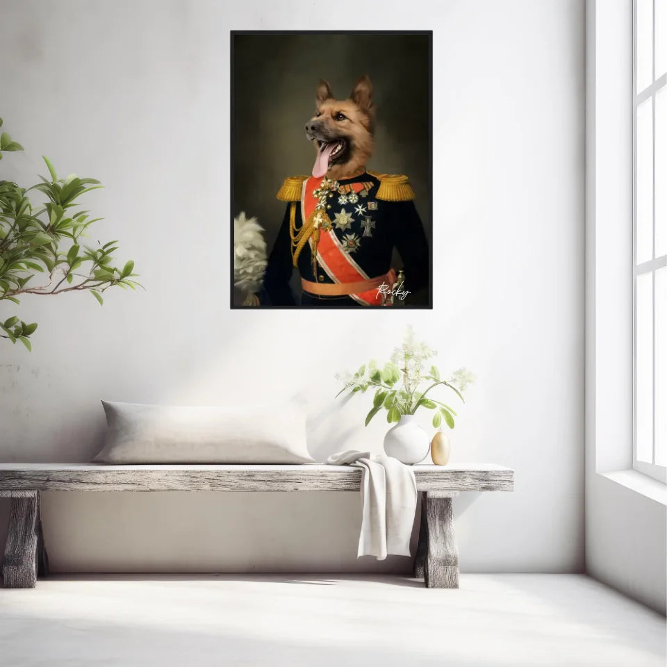 Tableau Animaux Portrait Personnalisé Renaissance Nicolas II de Russie