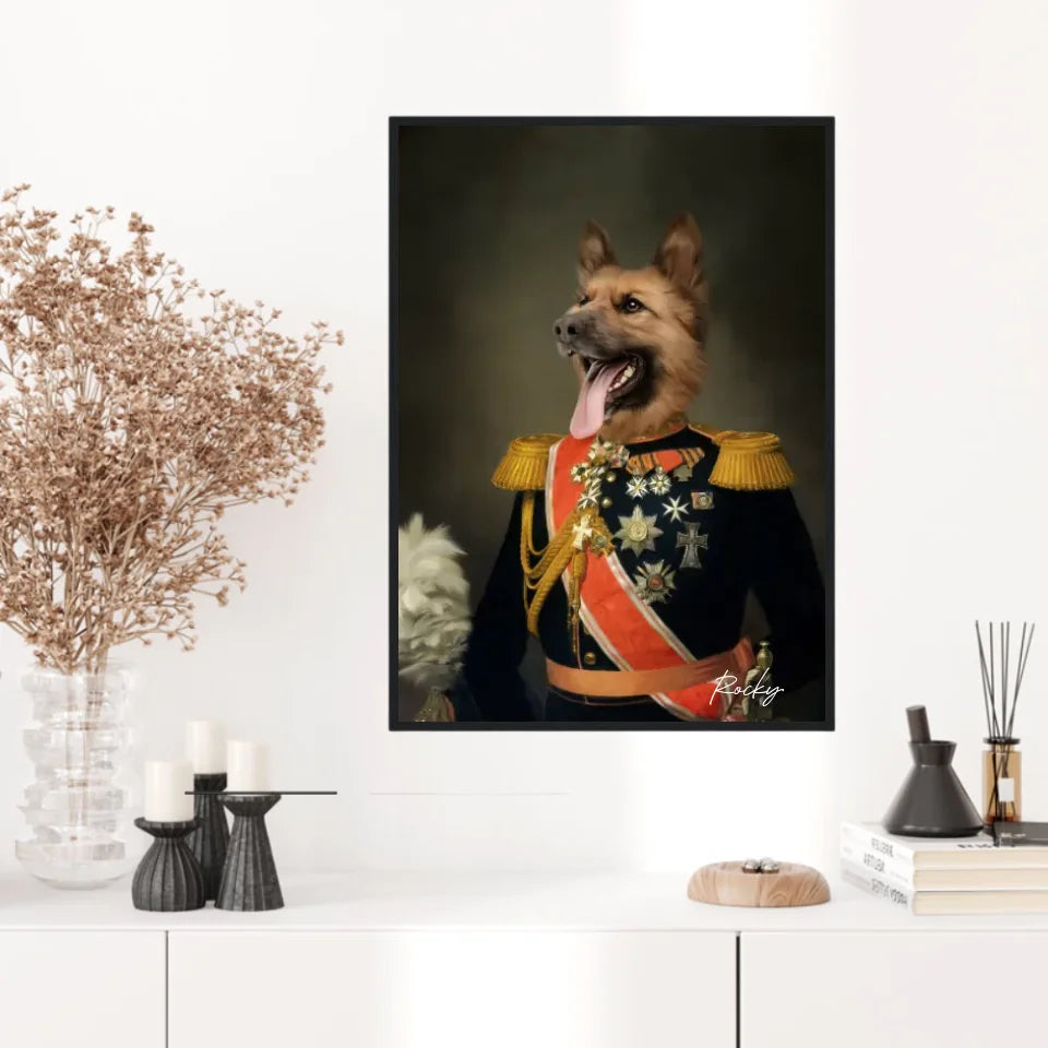 Tableau Animaux Portrait Personnalisé Renaissance Nicolas II de Russie