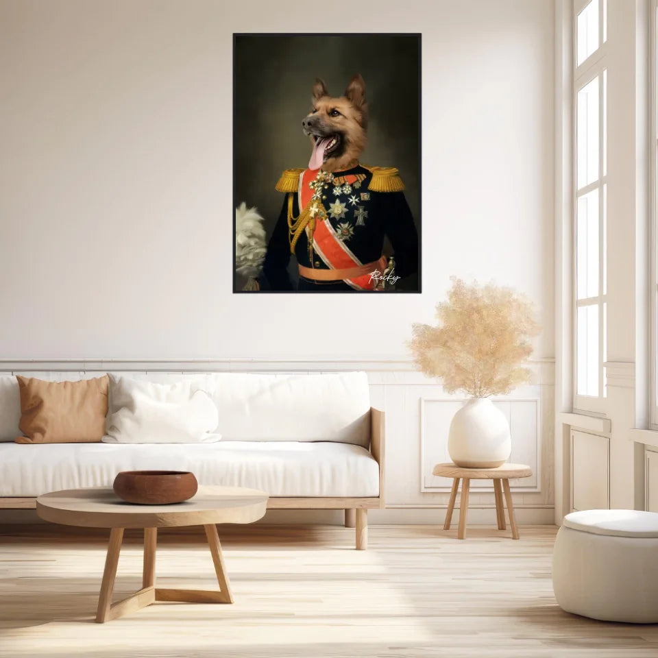 Tableau Animaux Portrait Personnalisé Renaissance Nicolas II de Russie
