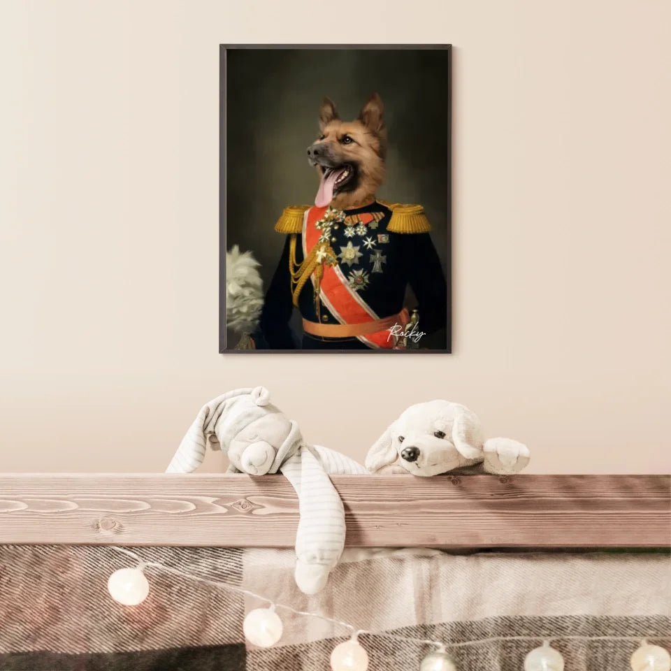 Tableau Animaux Portrait Personnalisé Renaissance Nicolas II de Russie