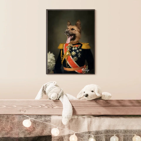Tableau Animaux Portrait Personnalisé Renaissance Nicolas II de Russie
