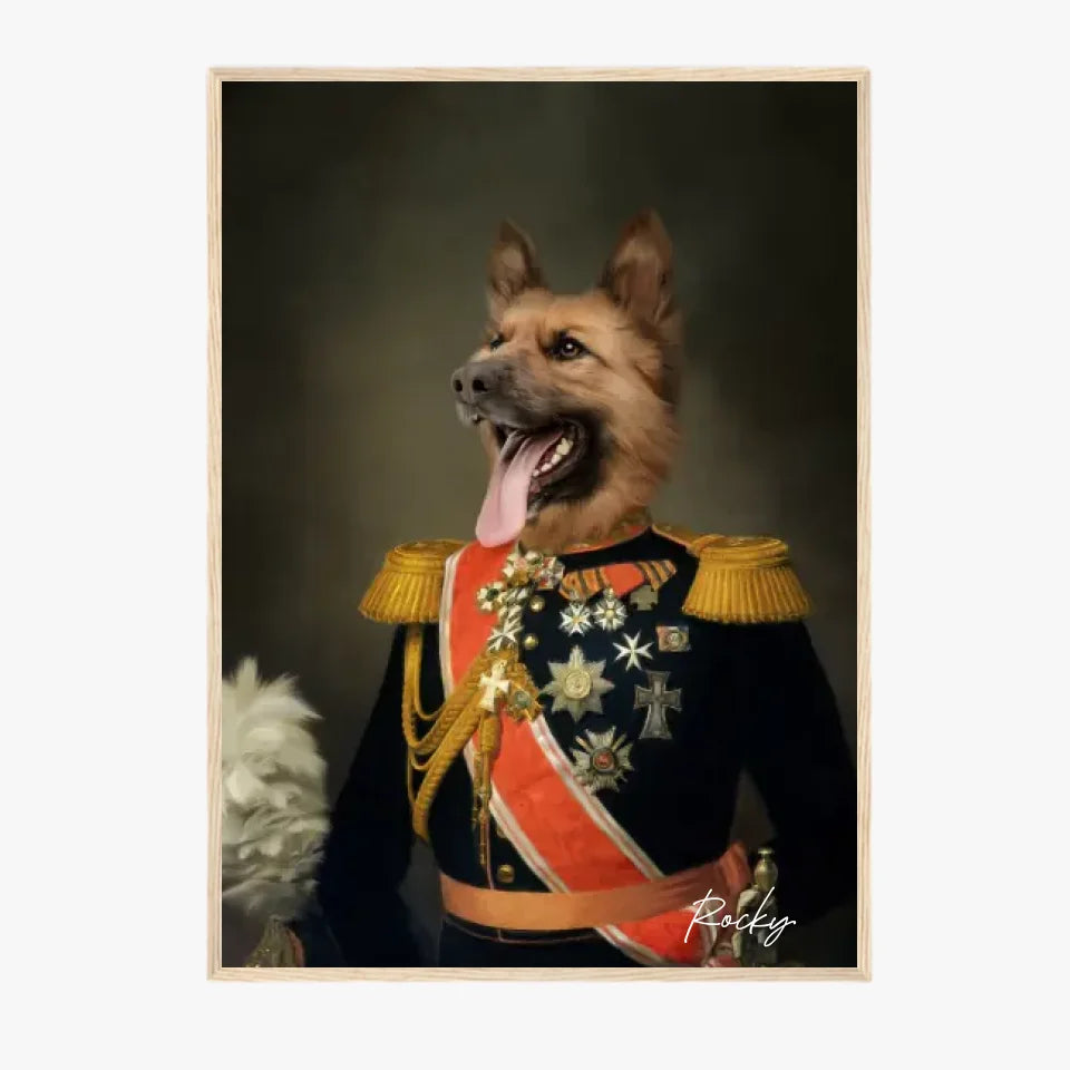 Tableau Animaux Portrait Personnalisé Renaissance Nicolas II de Russie