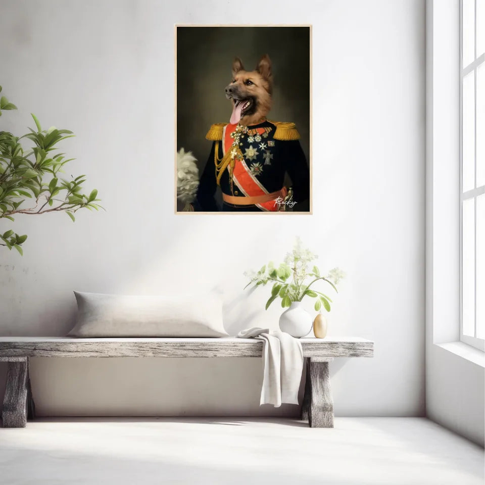 Tableau Animaux Portrait Personnalisé Renaissance Nicolas II de Russie