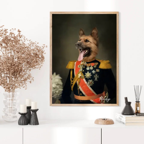 Tableau Animaux Portrait Personnalisé Renaissance Nicolas II de Russie