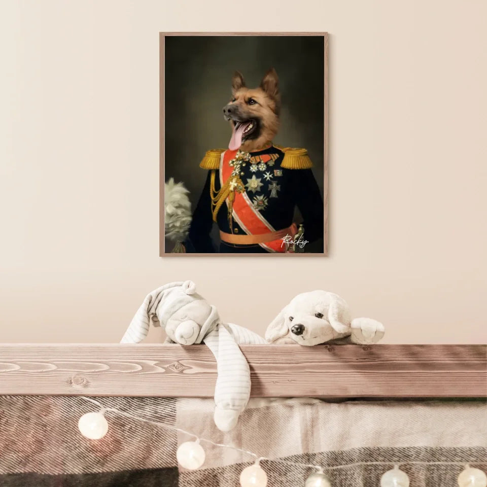Tableau Animaux Portrait Personnalisé Renaissance Nicolas II de Russie