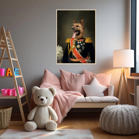 Tableau Animaux Portrait Personnalisé Renaissance Nicolas II de Russie
