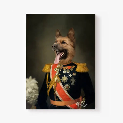 Tableau Animaux Portrait Personnalisé Renaissance Nicolas II de Russie