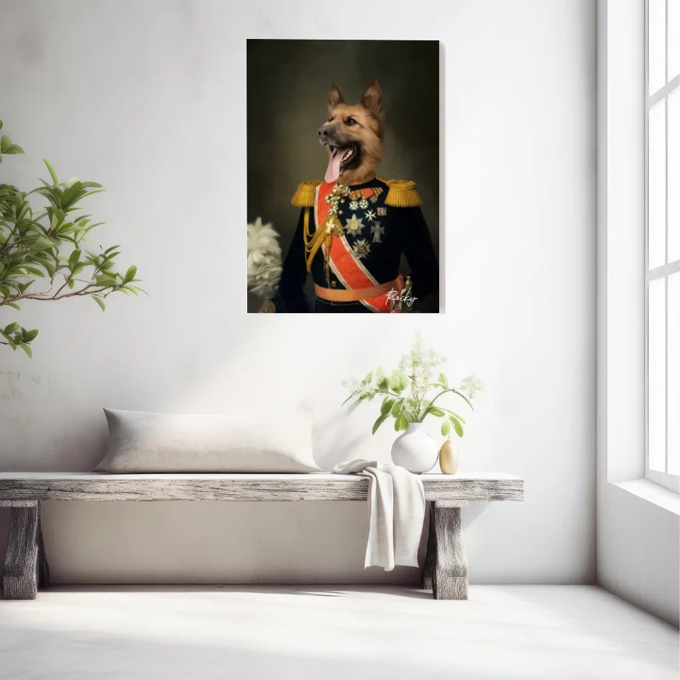 Tableau Animaux Portrait Personnalisé Renaissance Nicolas II de Russie