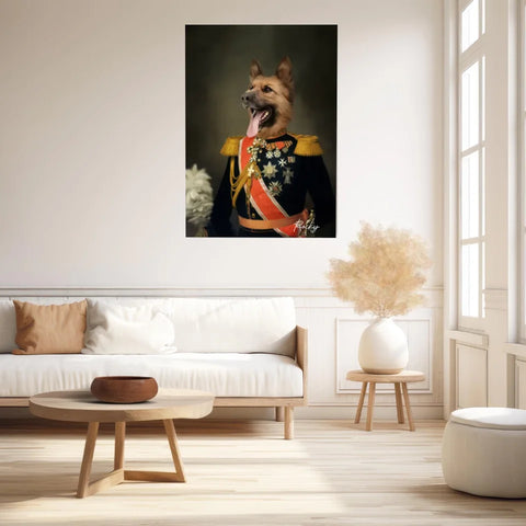 Tableau Animaux Portrait Personnalisé Renaissance Nicolas II de Russie