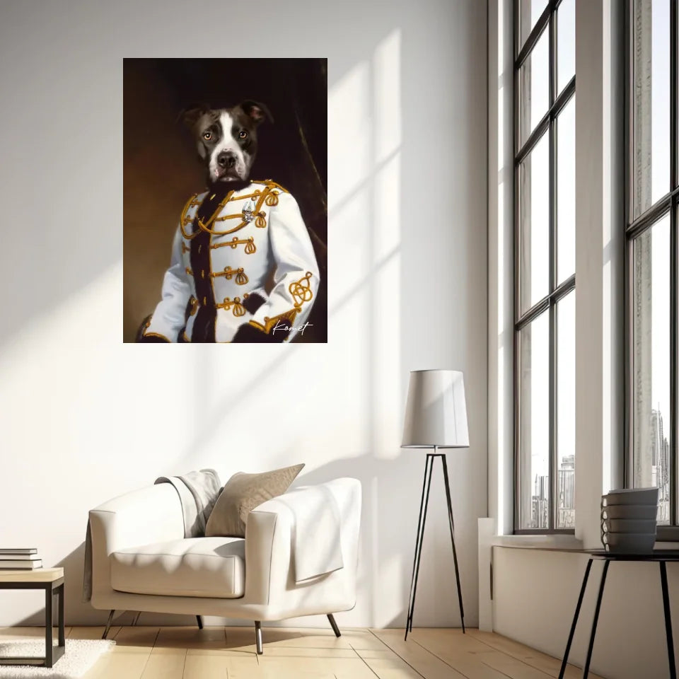Tableau Animaux Portrait Personnalisé Renaissance Kornet Raevsky