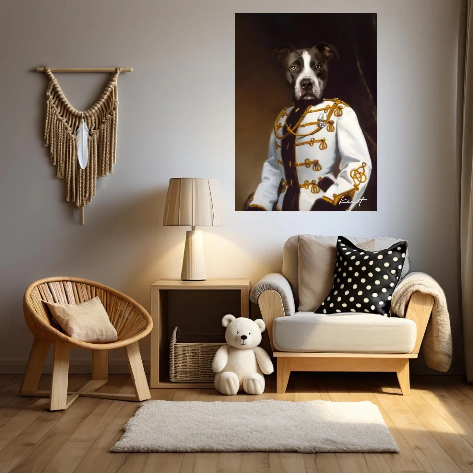 Tableau Animaux Portrait Personnalisé Renaissance Kornet Raevsky