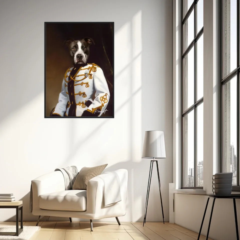 Tableau Animaux Portrait Personnalisé Renaissance Kornet Raevsky