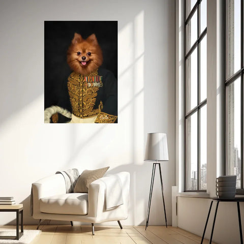 Tableau Animaux Portrait Personnalisé Renaissance Gwilym Lloyd George