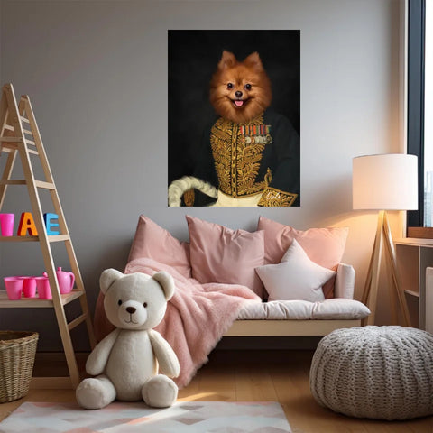 Tableau Animaux Portrait Personnalisé Renaissance Gwilym Lloyd George
