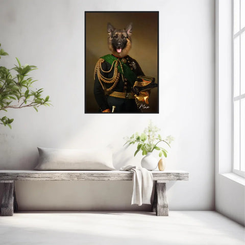 Tableau Animaux Portrait Personnalisé Renaissance Charles-Albert Roi de Sardaigne