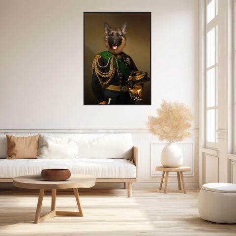 Tableau Animaux Portrait Personnalisé Renaissance Charles-Albert Roi de Sardaigne