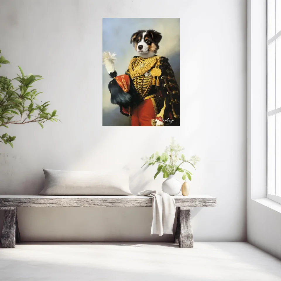 Tableau Animaux Portrait Personnalisé Renaissance Édouard François André