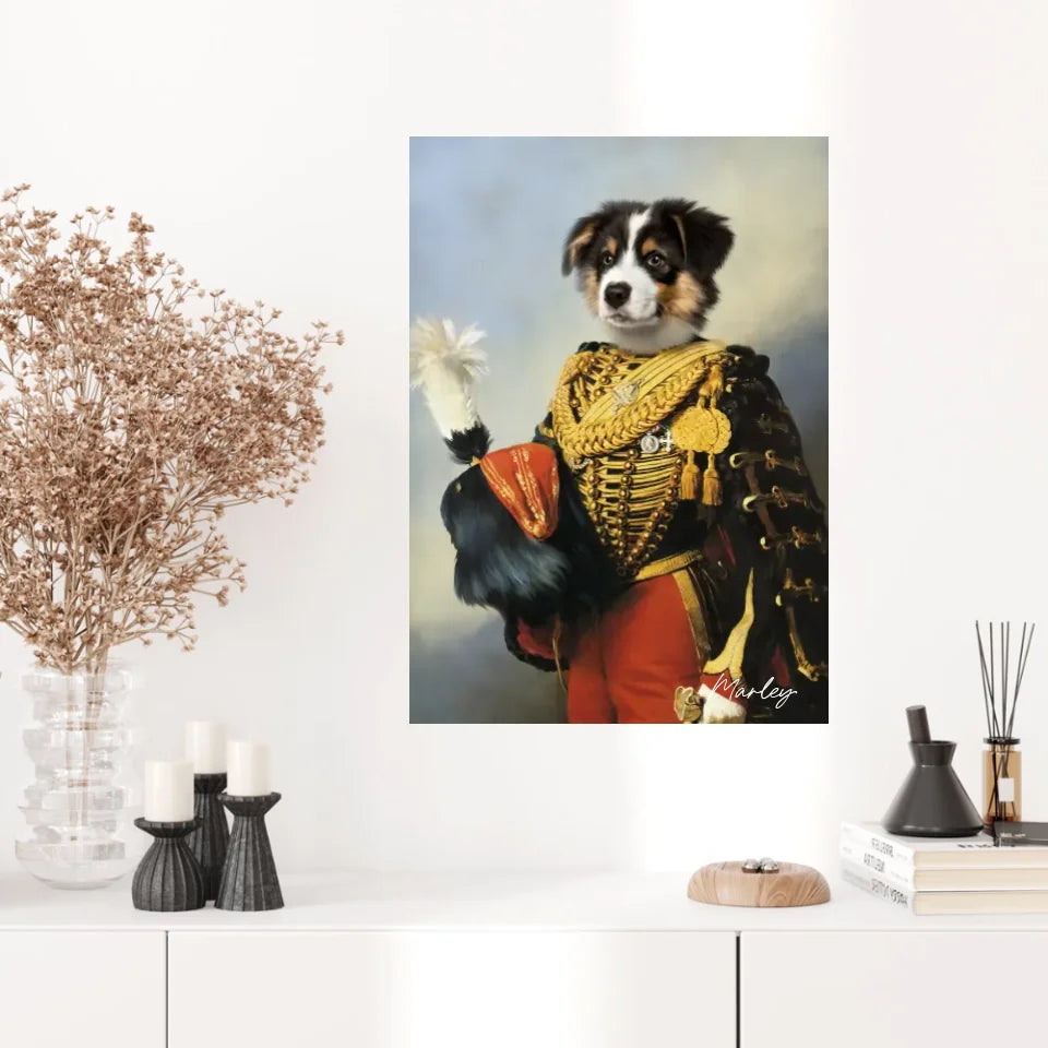 Tableau Animaux Portrait Personnalisé Renaissance Édouard François André