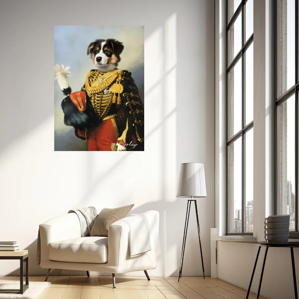 Tableau Animaux Portrait Personnalisé Renaissance Édouard François André