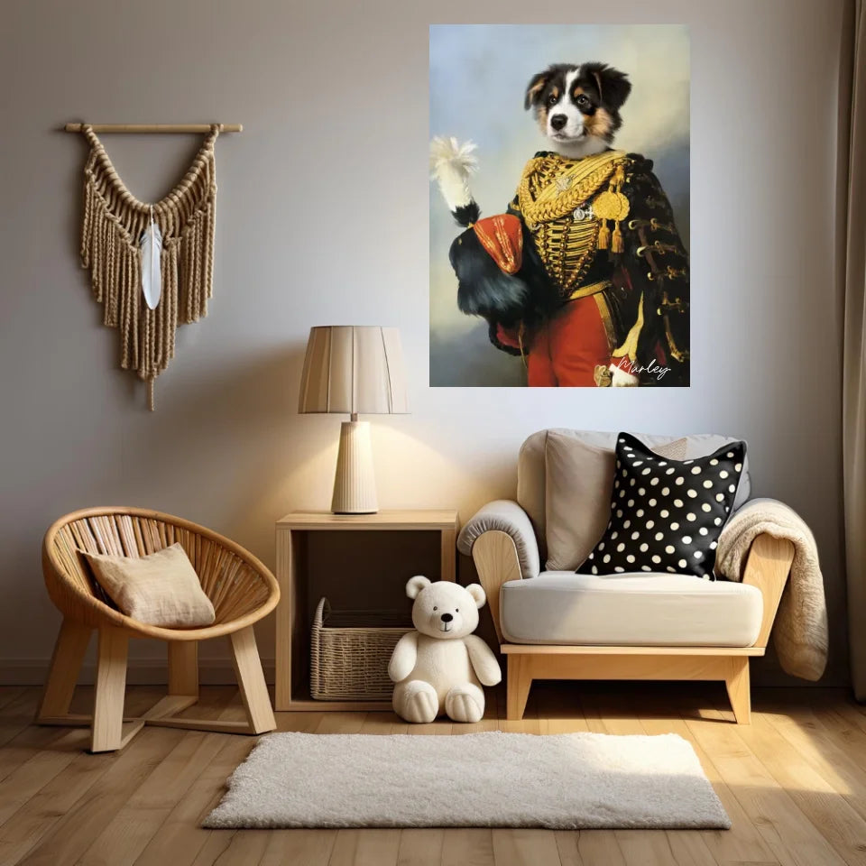 Tableau Animaux Portrait Personnalisé Renaissance Édouard François André