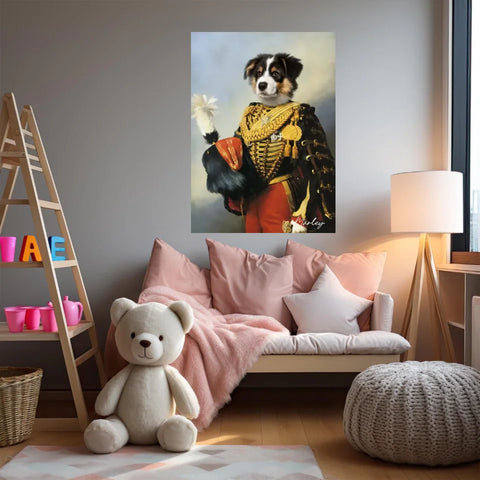 Tableau Animaux Portrait Personnalisé Renaissance Édouard François André