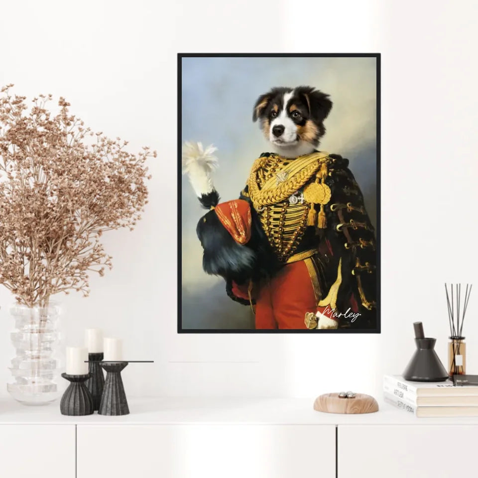 Tableau Animaux Portrait Personnalisé Renaissance Édouard François André