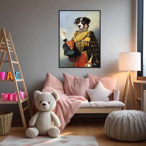 Tableau Animaux Portrait Personnalisé Renaissance Édouard François André