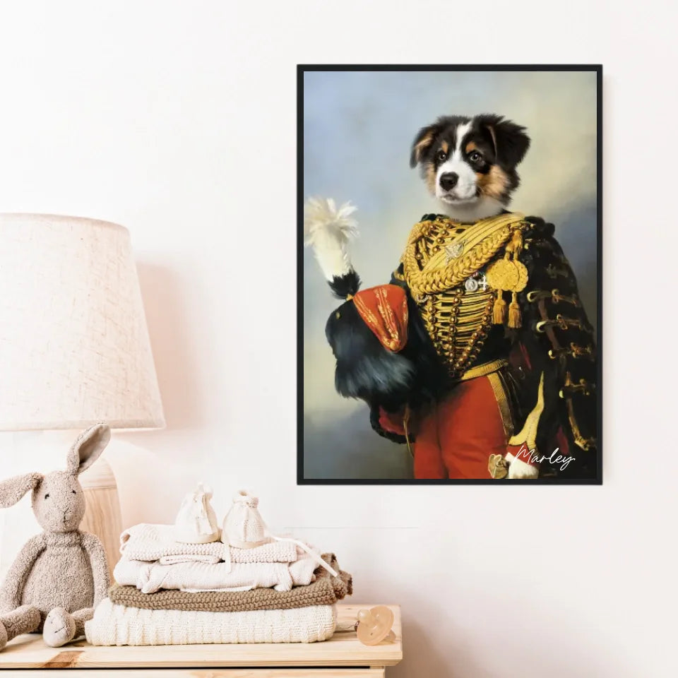 Tableau Animaux Portrait Personnalisé Renaissance Édouard François André