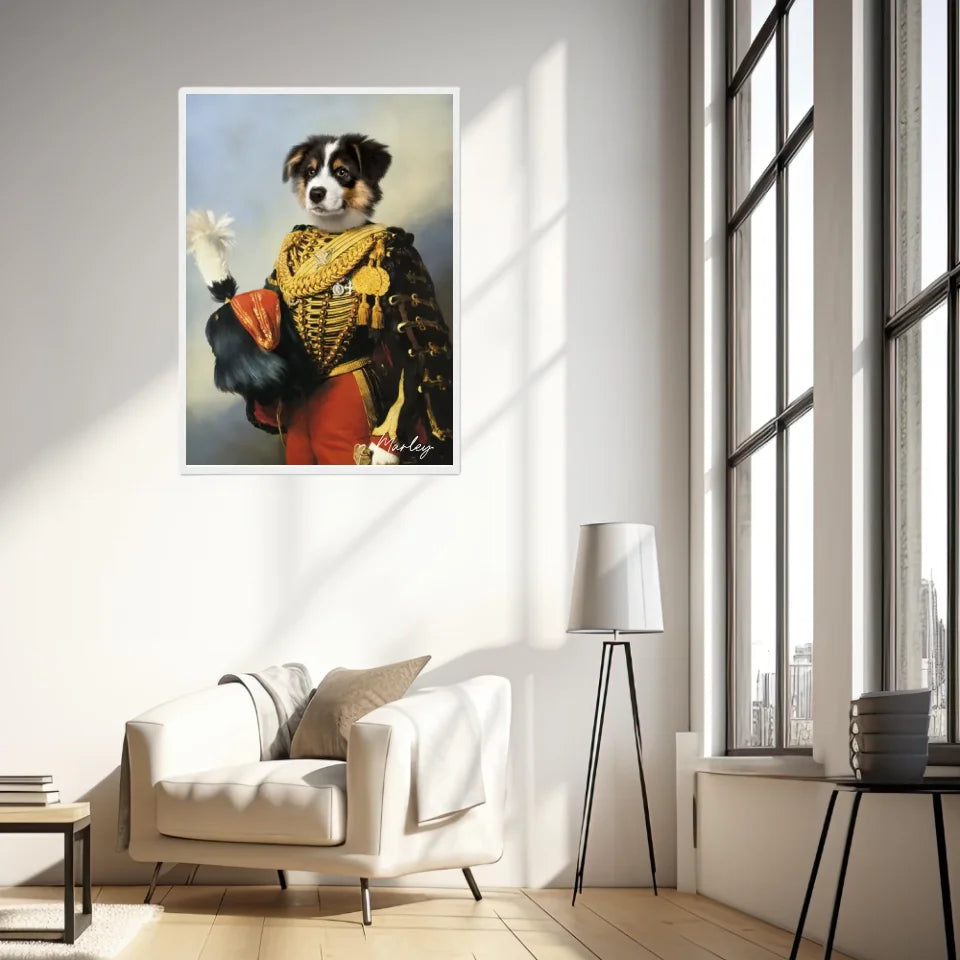 Tableau Animaux Portrait Personnalisé Renaissance Édouard François André