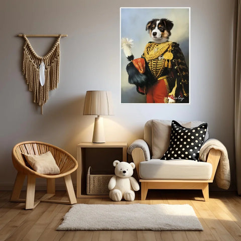 Tableau Animaux Portrait Personnalisé Renaissance Édouard François André