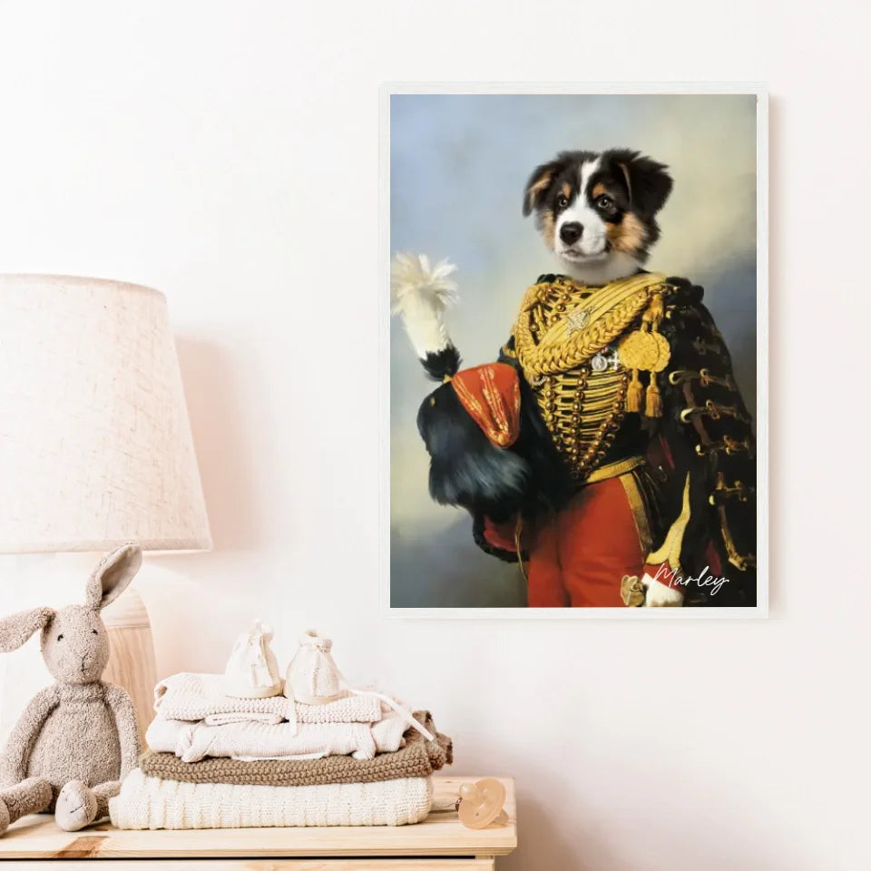 Tableau Animaux Portrait Personnalisé Renaissance Édouard François André