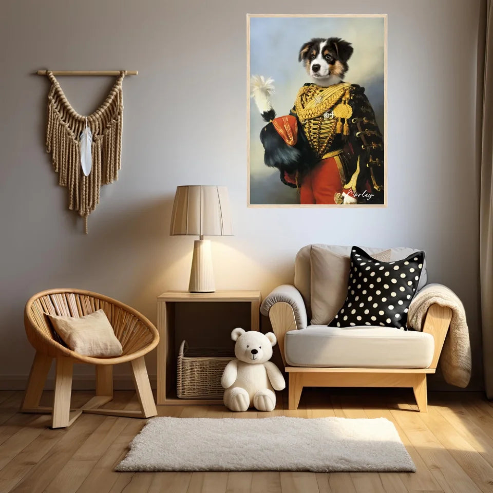 Tableau Animaux Portrait Personnalisé Renaissance Édouard François André