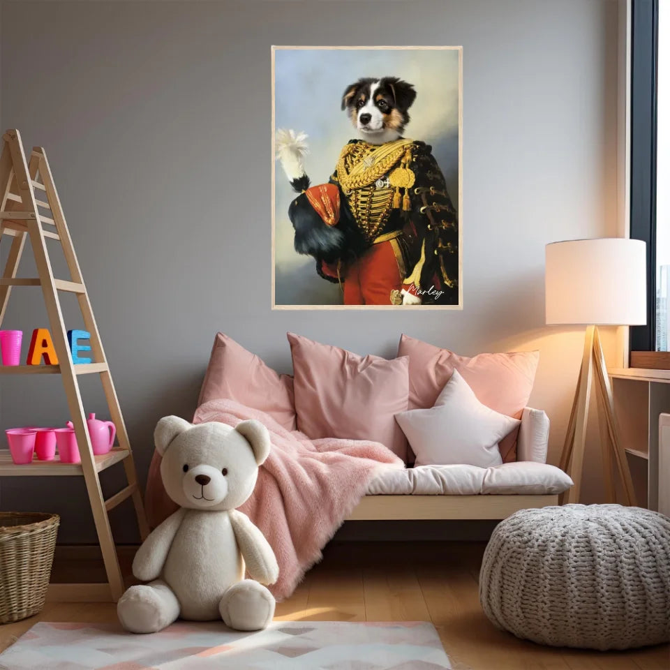 Tableau Animaux Portrait Personnalisé Renaissance Édouard François André