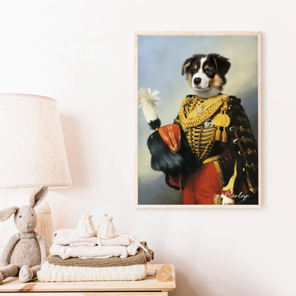 Tableau Animaux Portrait Personnalisé Renaissance Édouard François André