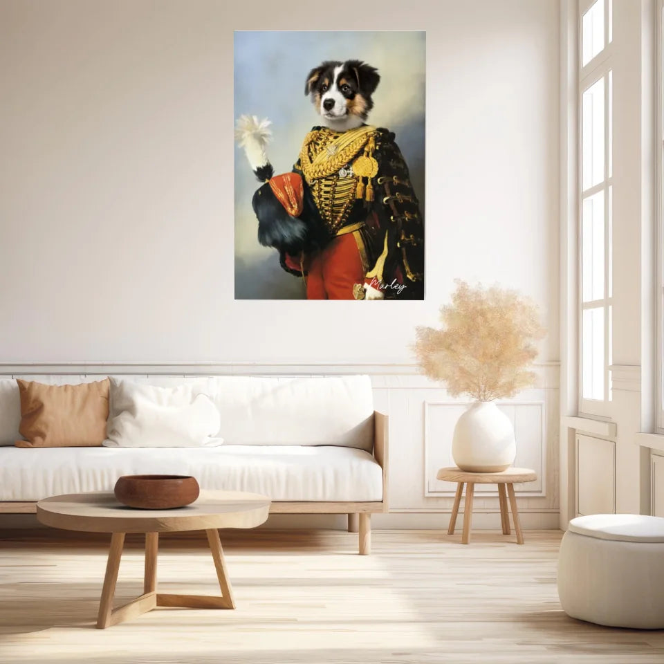 Tableau Animaux Portrait Personnalisé Renaissance Édouard François André