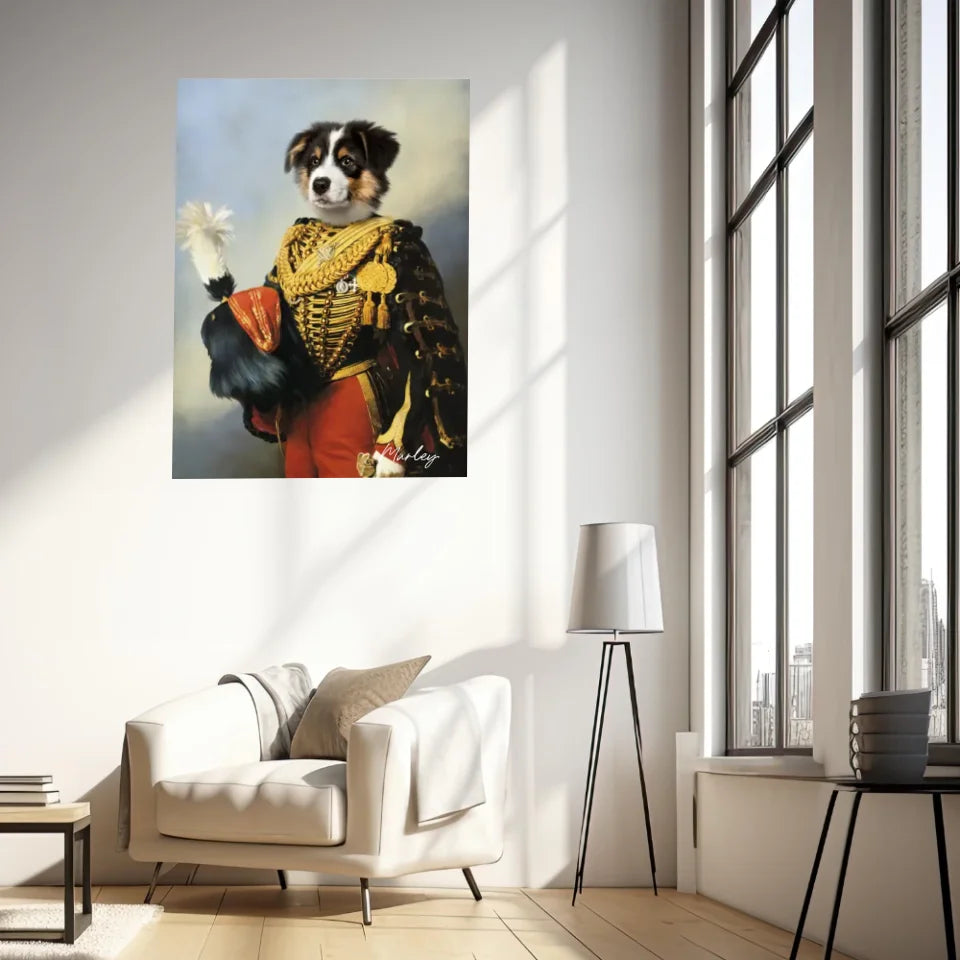 Tableau Animaux Portrait Personnalisé Renaissance Édouard François André